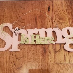Spring Is Here Wall Decor